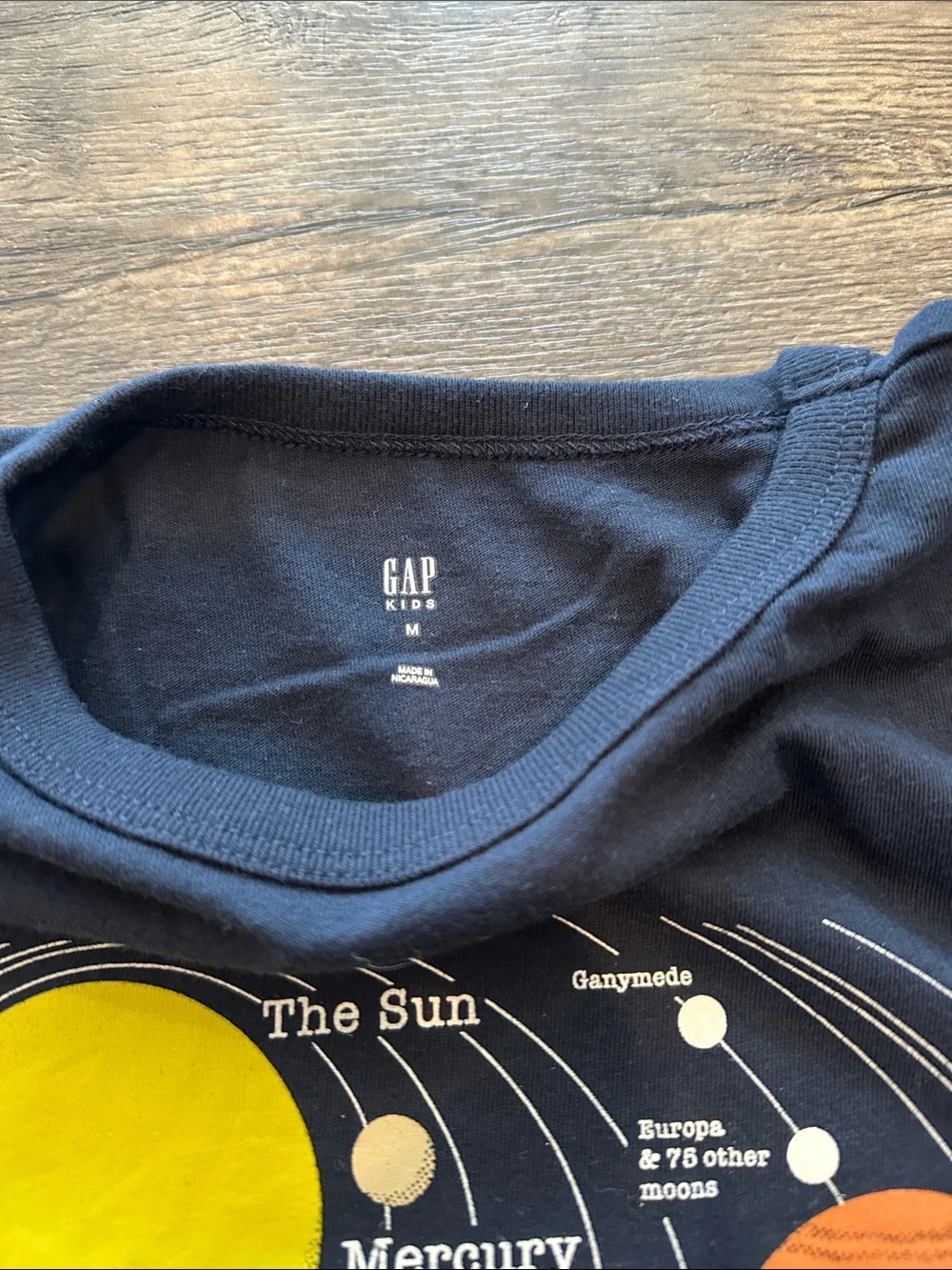 GAP Kids BUNDLE (4) Boy's Medium 8‎ Short Sleeve Graphic Tees
